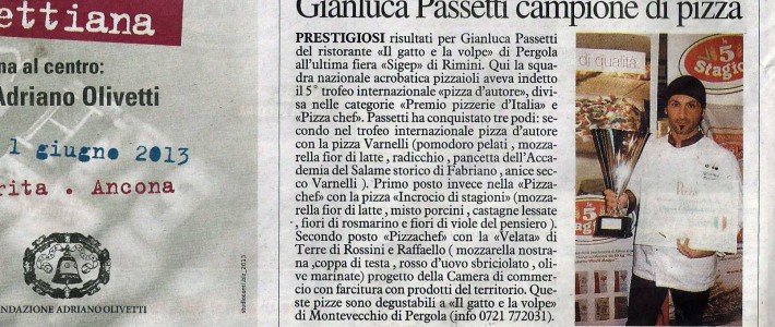 Gianluca Passetti campione di Pizza